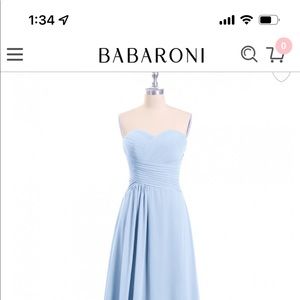 BLUE Babaroni Bridesmaids Dress